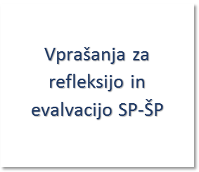 Vprašanja za evalvacijo SP-ŠP